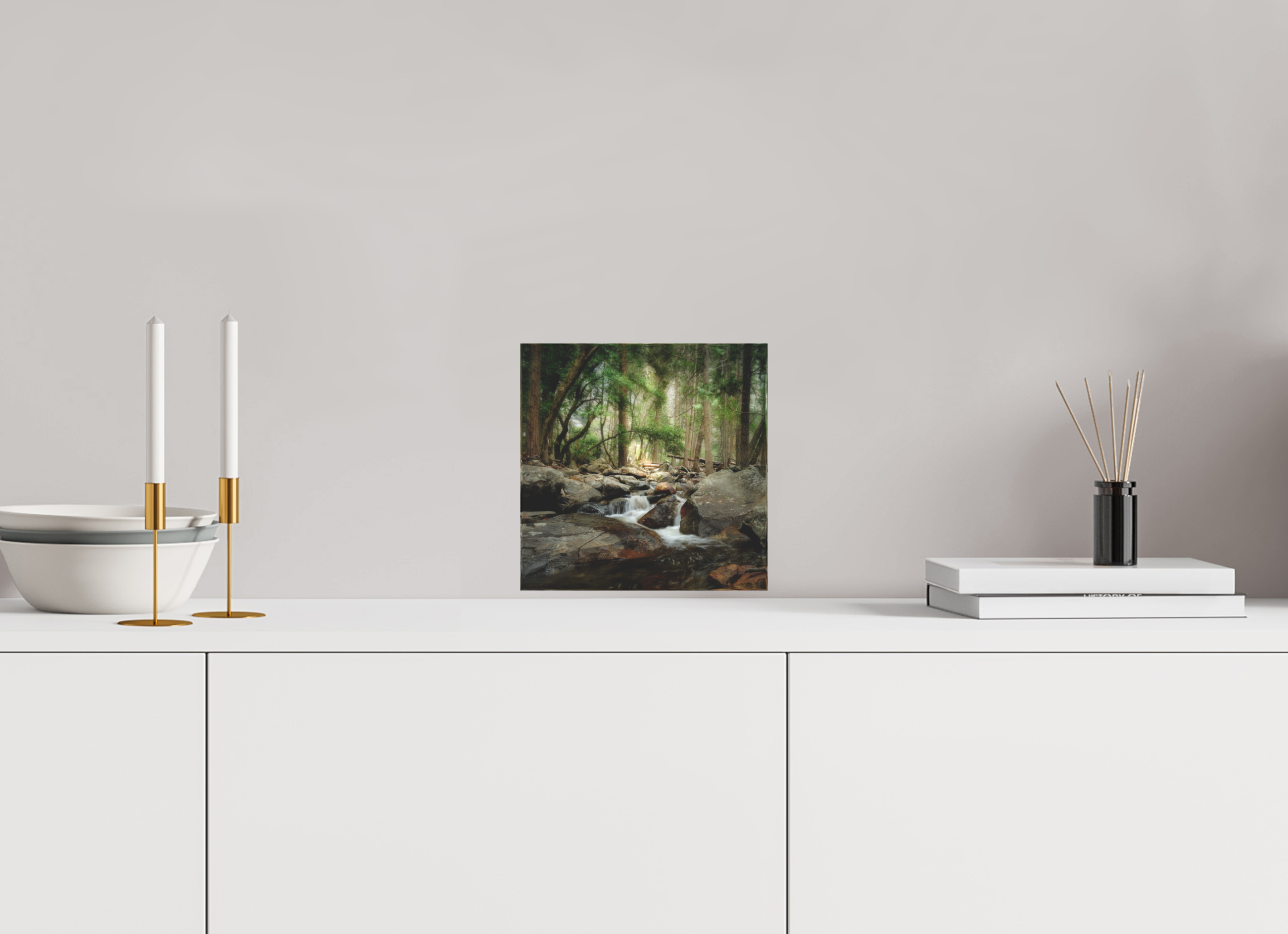8 x 8″, Acrylic Block Gift Set Bridalveil Creek