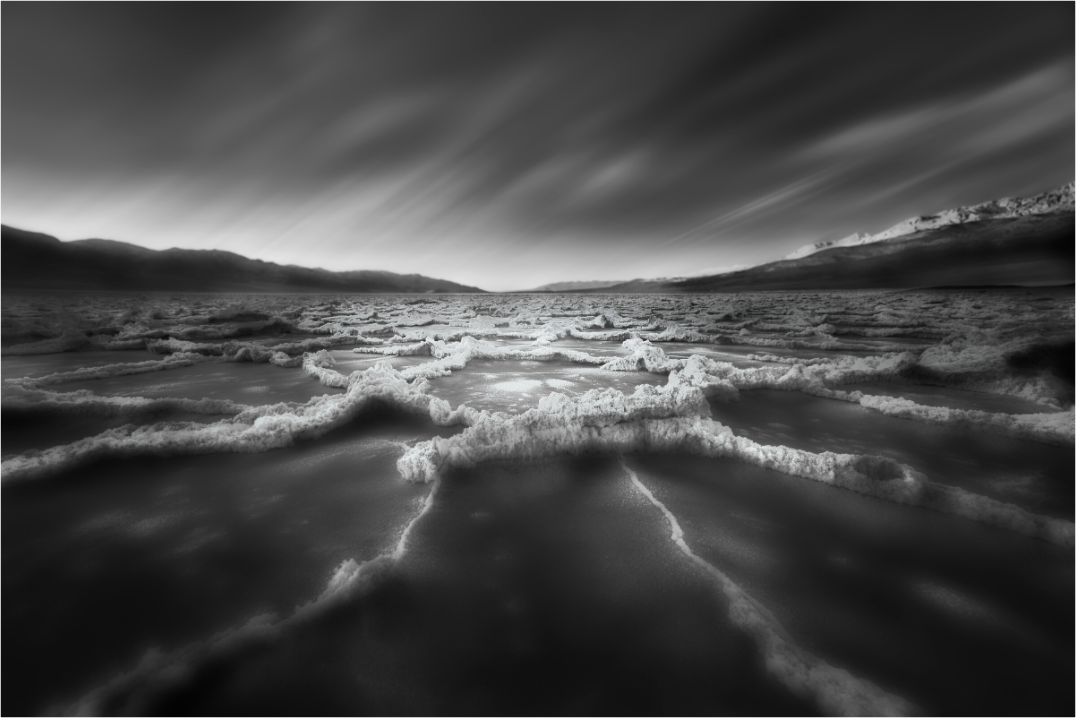 Main image Death Valley's Badwater Basin in Monochrome