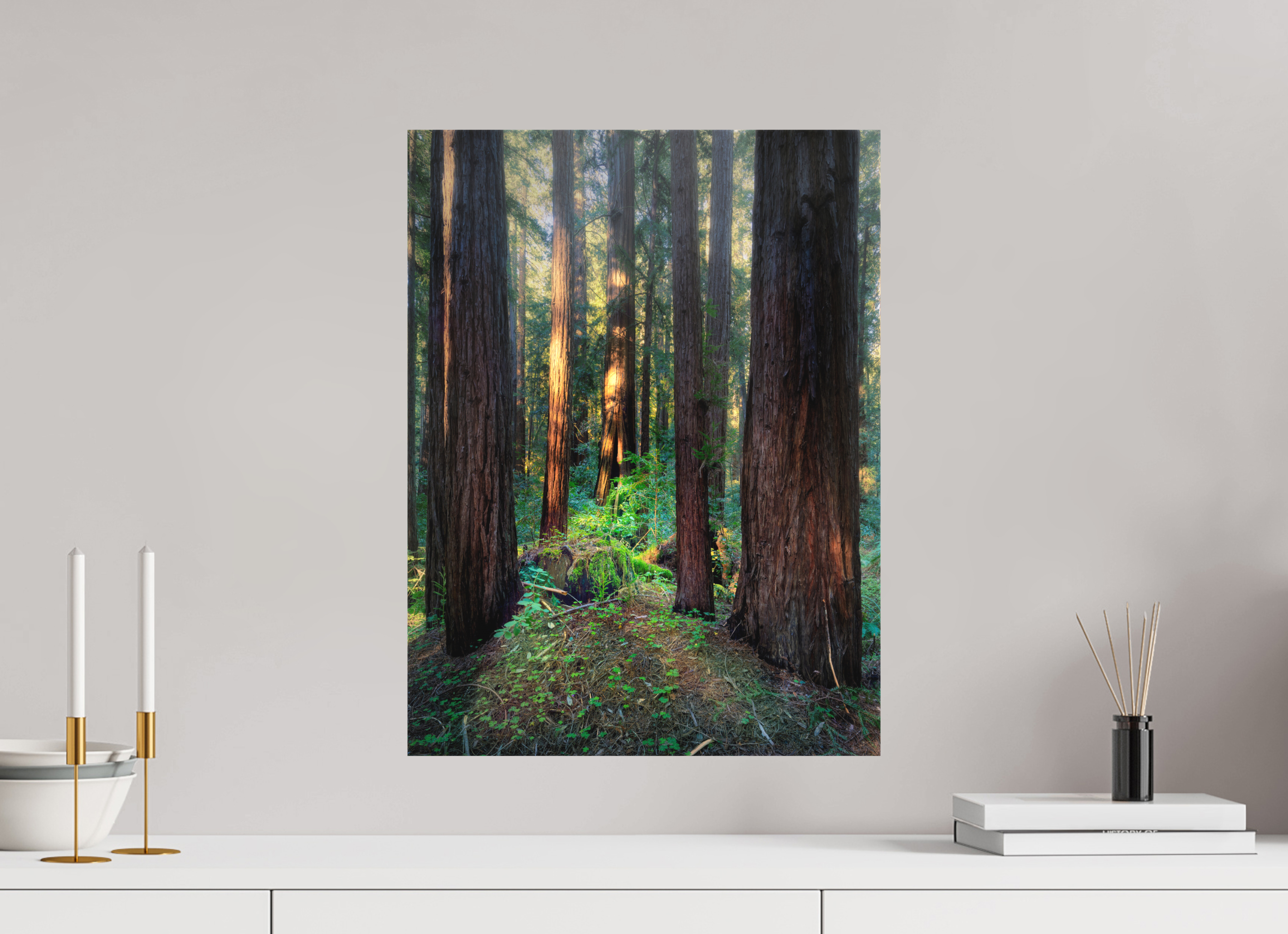 15 x 20″, Fine Art Textile Armstrong Woods III: The Ring Cycle