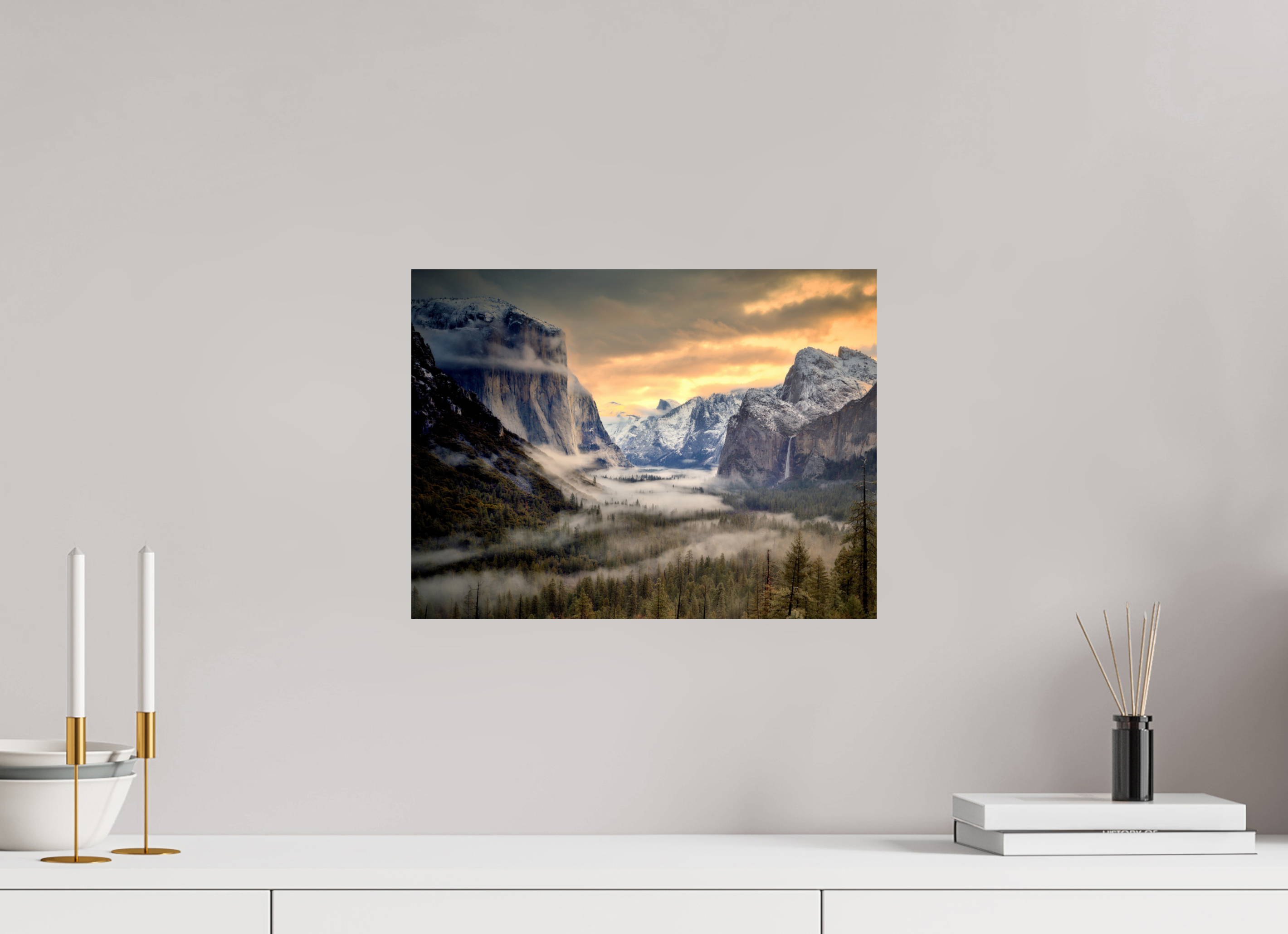 16 x 12″, Giclée Alu-Dibond Tunnel View Winter Dawn