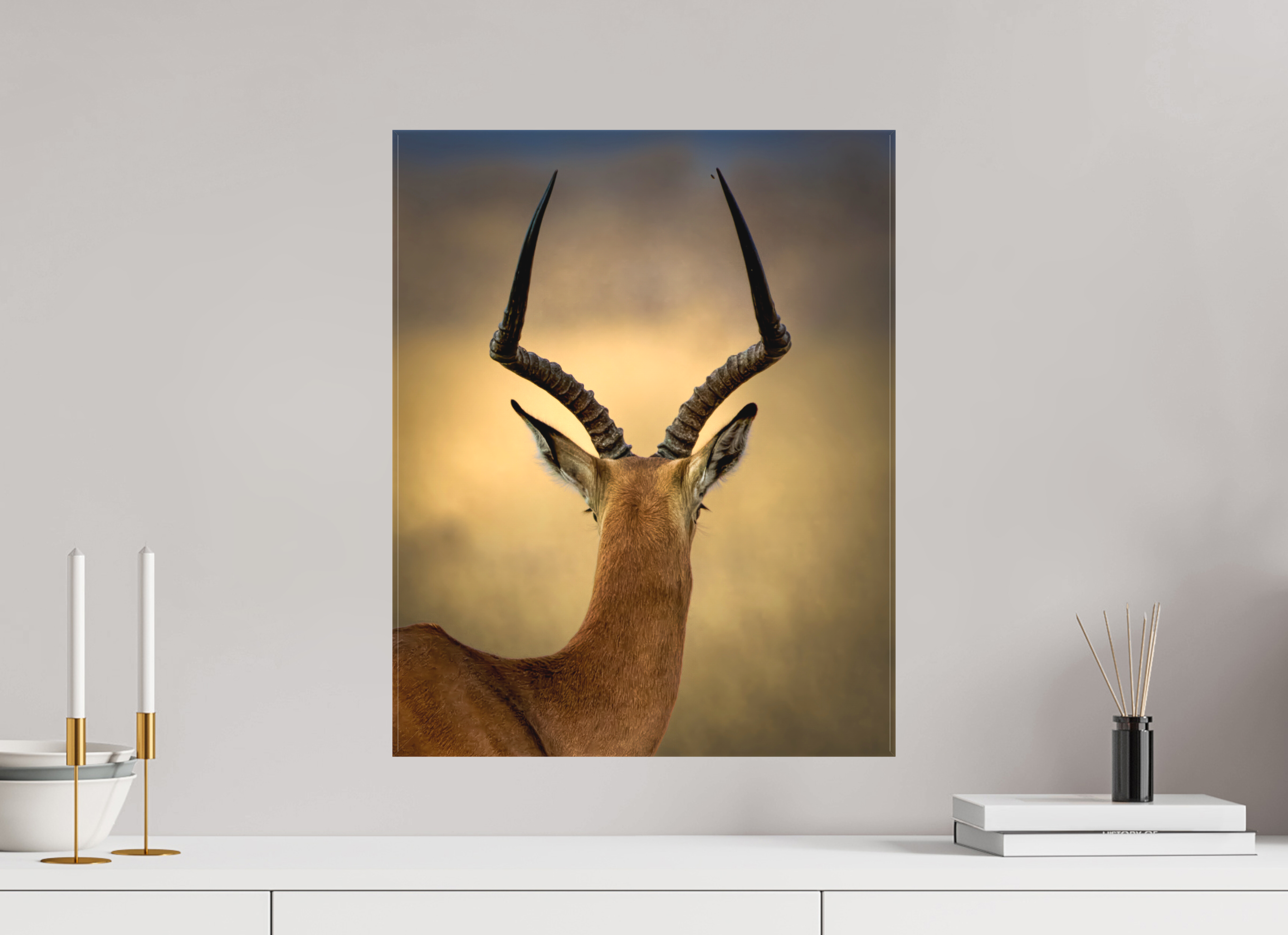 16 x 20″, Fine Art Textile Impala DK
