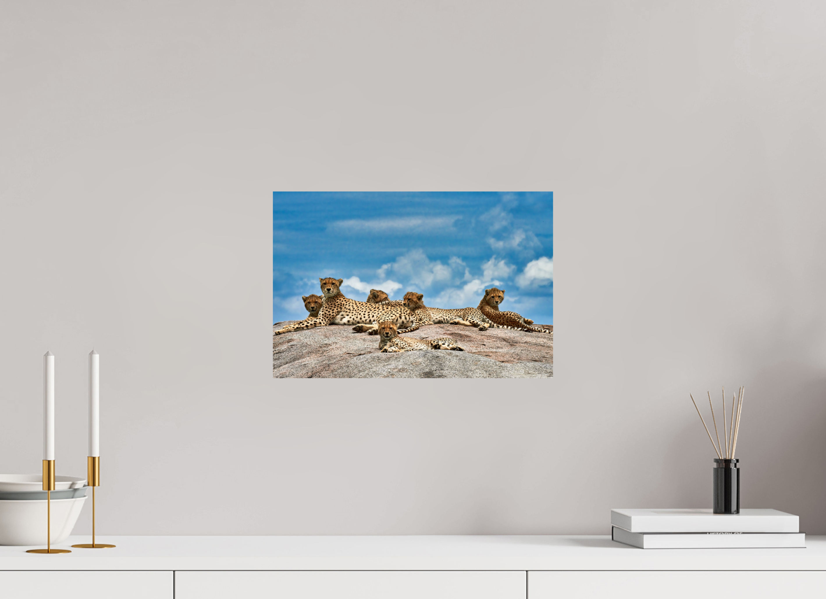 15 x 10″, Giclée Alu-Dibond Super Mom & Cubs