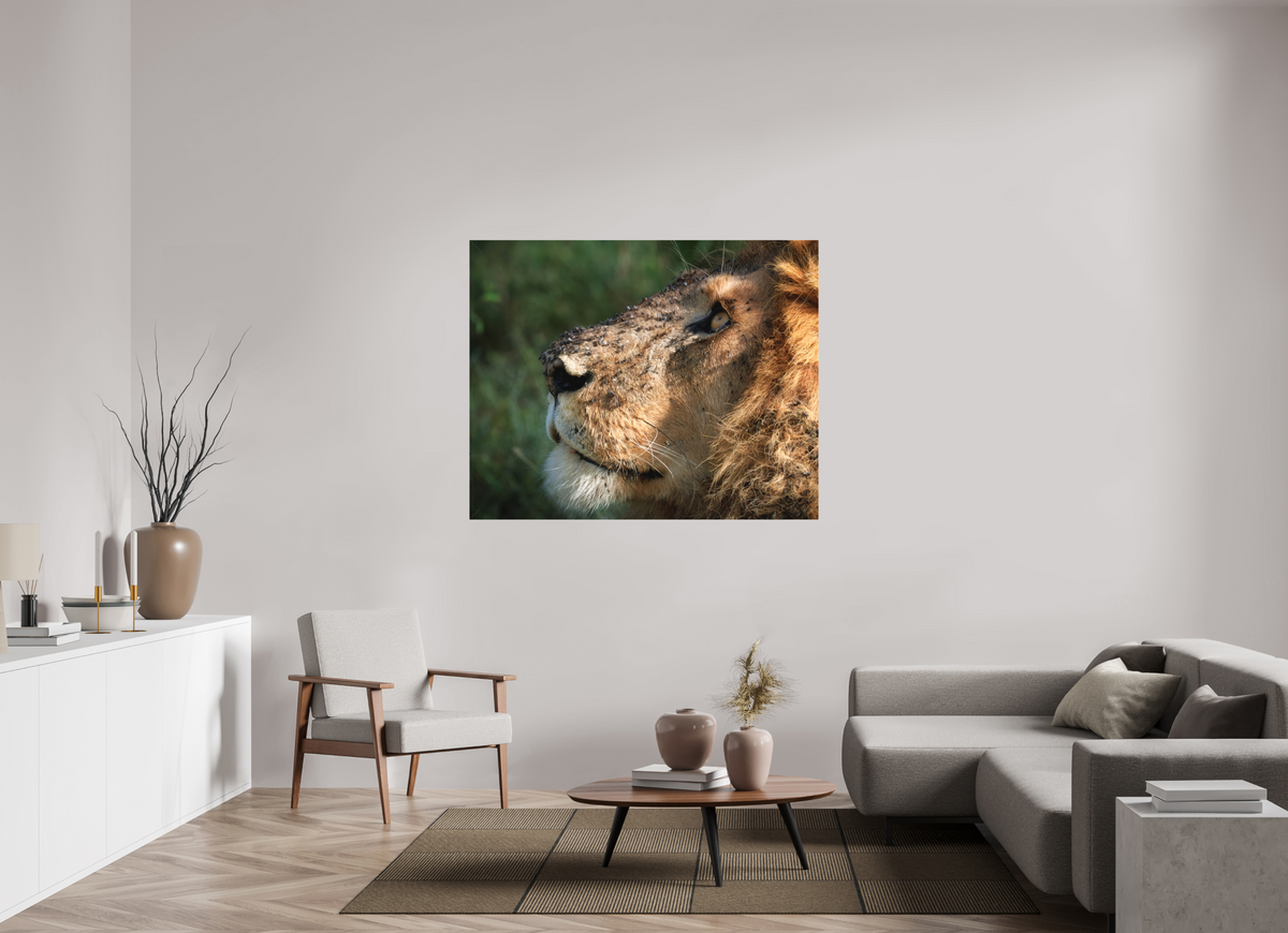 55 x 44″, Fine Art Textile The King of Most Beasts