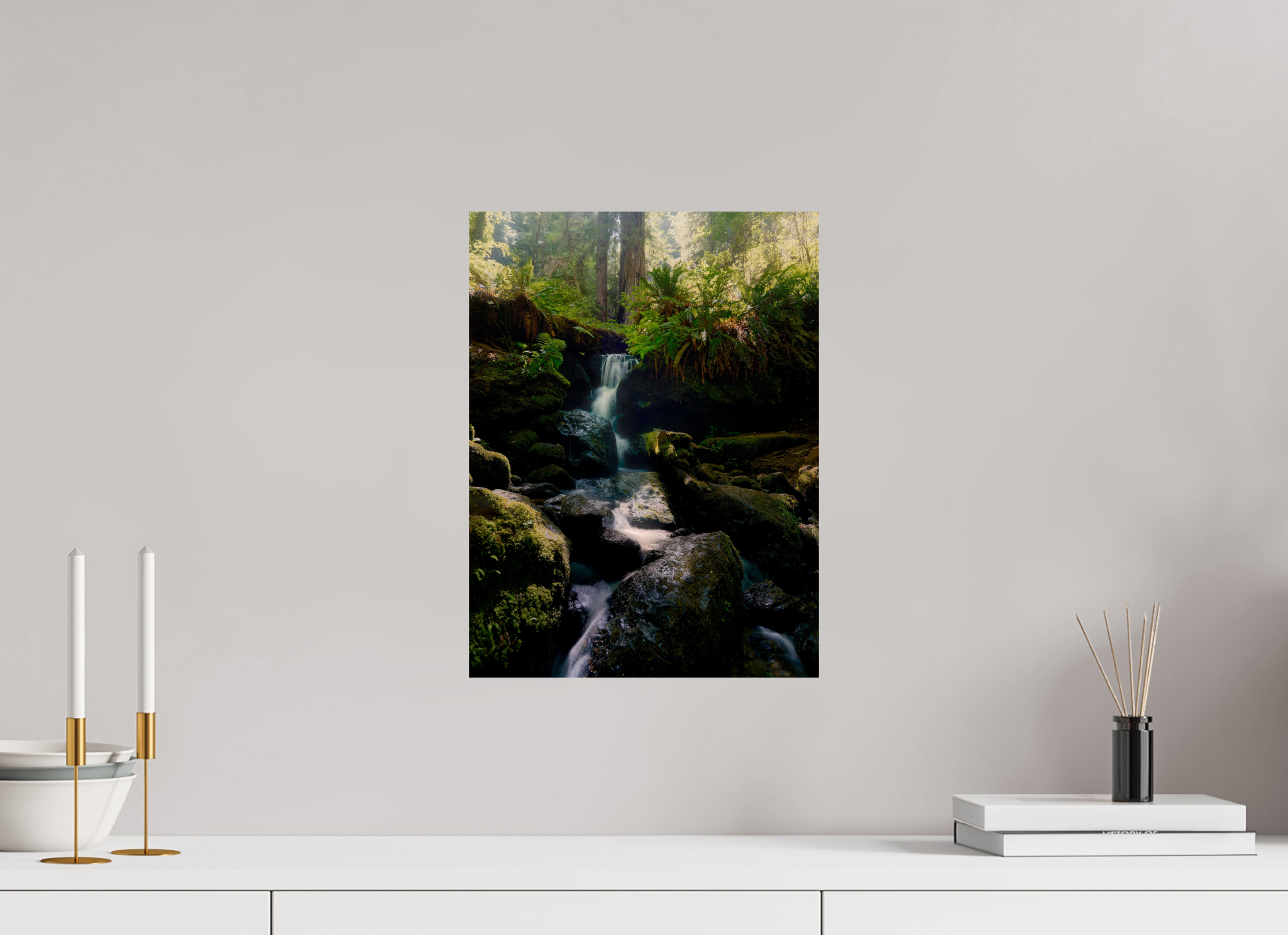 12 x 16″, Giclée Alu-Dibond Trillium Falls