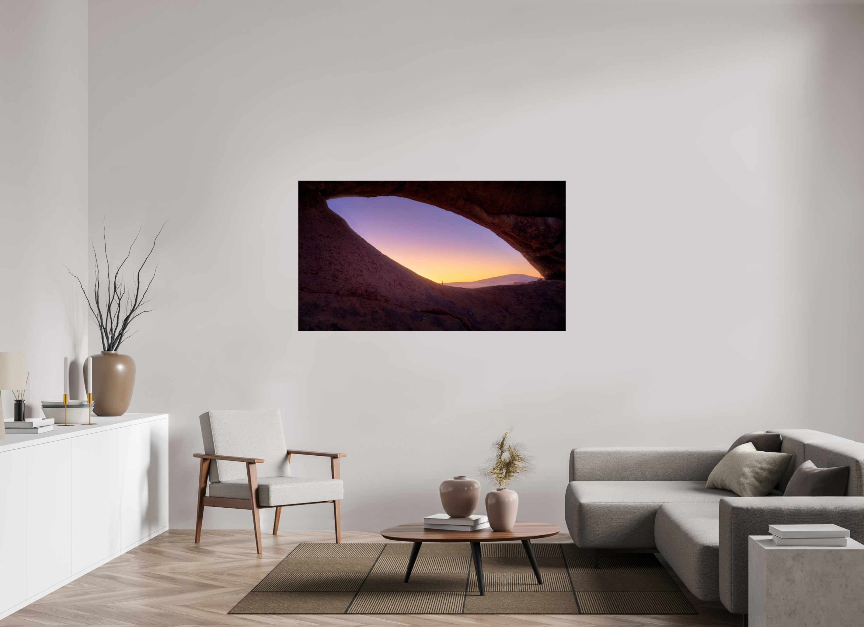 64 x 36″, Giclée Alu-Dibond Spitzkoppe — The Eye, Namibia