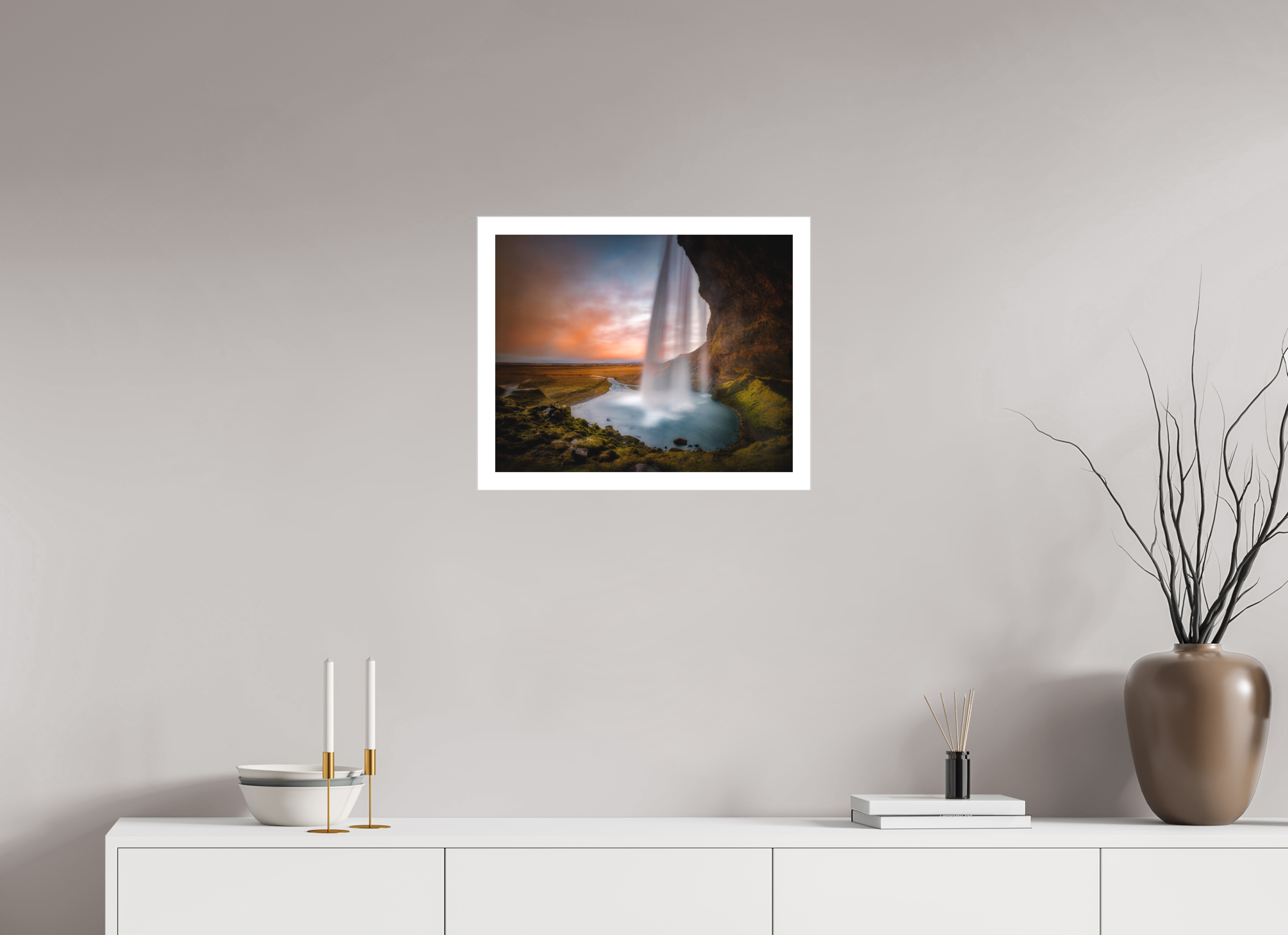 20 x 16″, Fine Art Bonded Acrylic Seljalandsfoss
