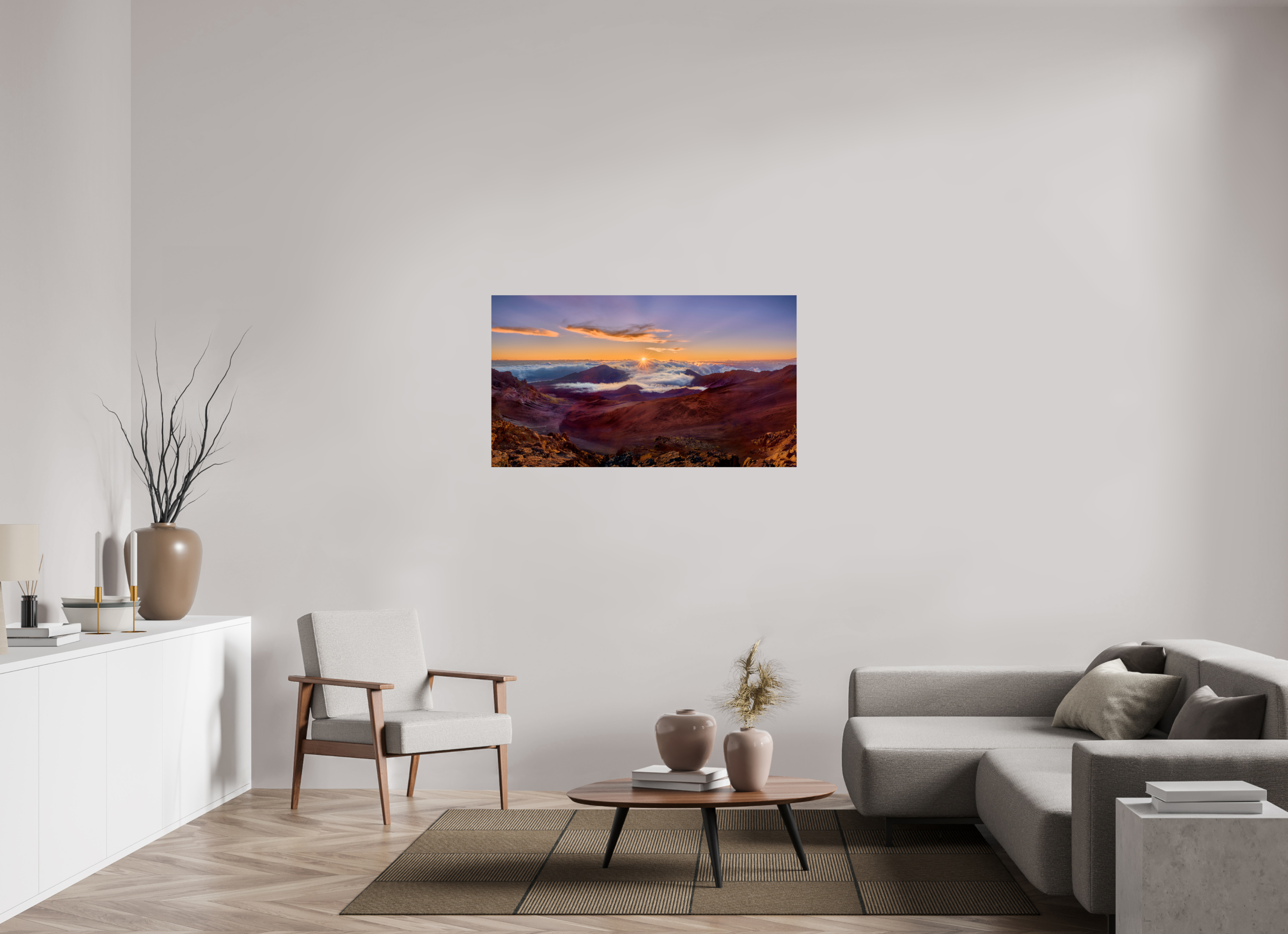 49 x 27.6″, Giclée Alu-Dibond Haleakala Daybreak