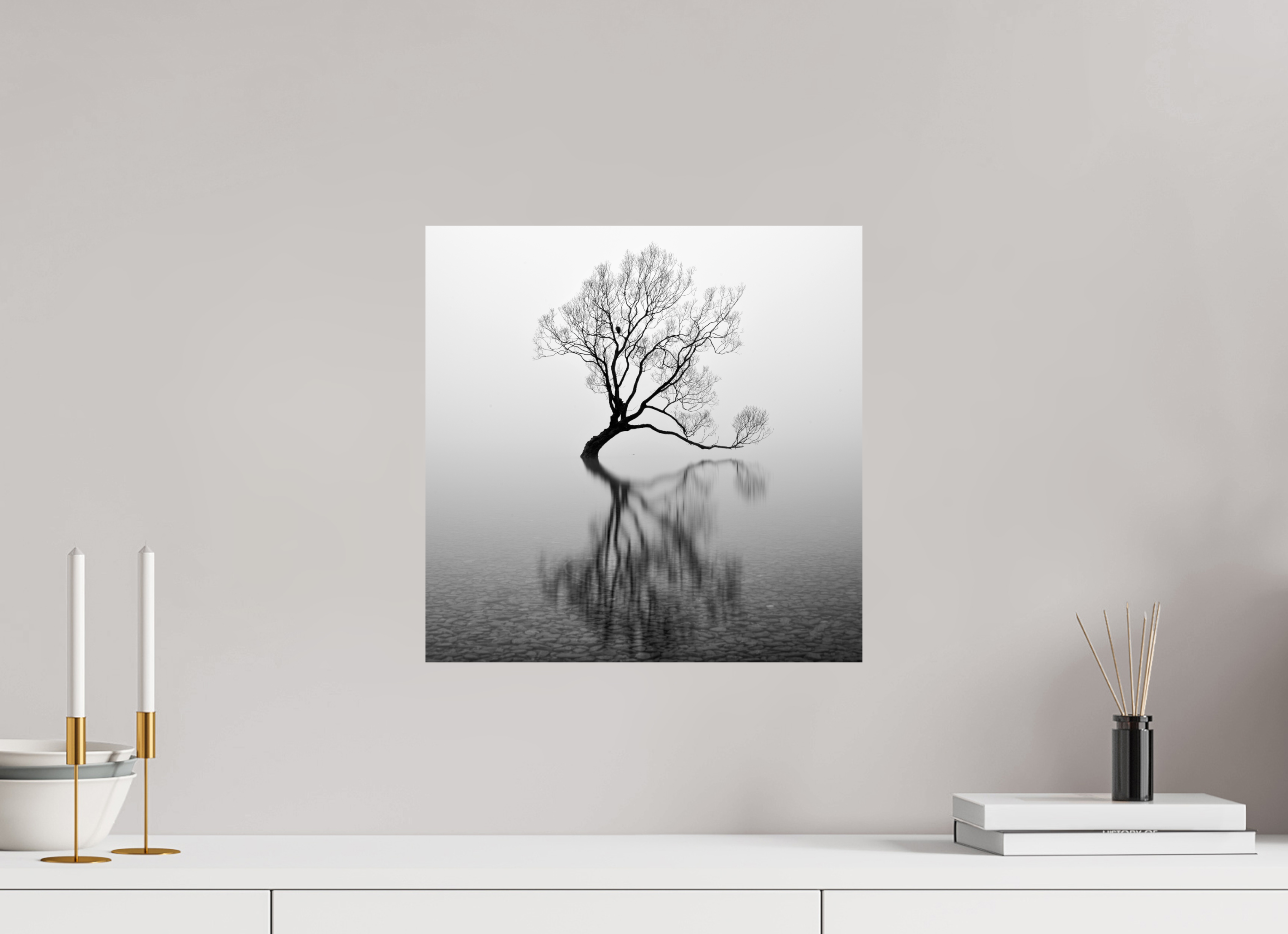 15 x 15″, Giclée Alu-Dibond Wanaka I: Rich Minimalism