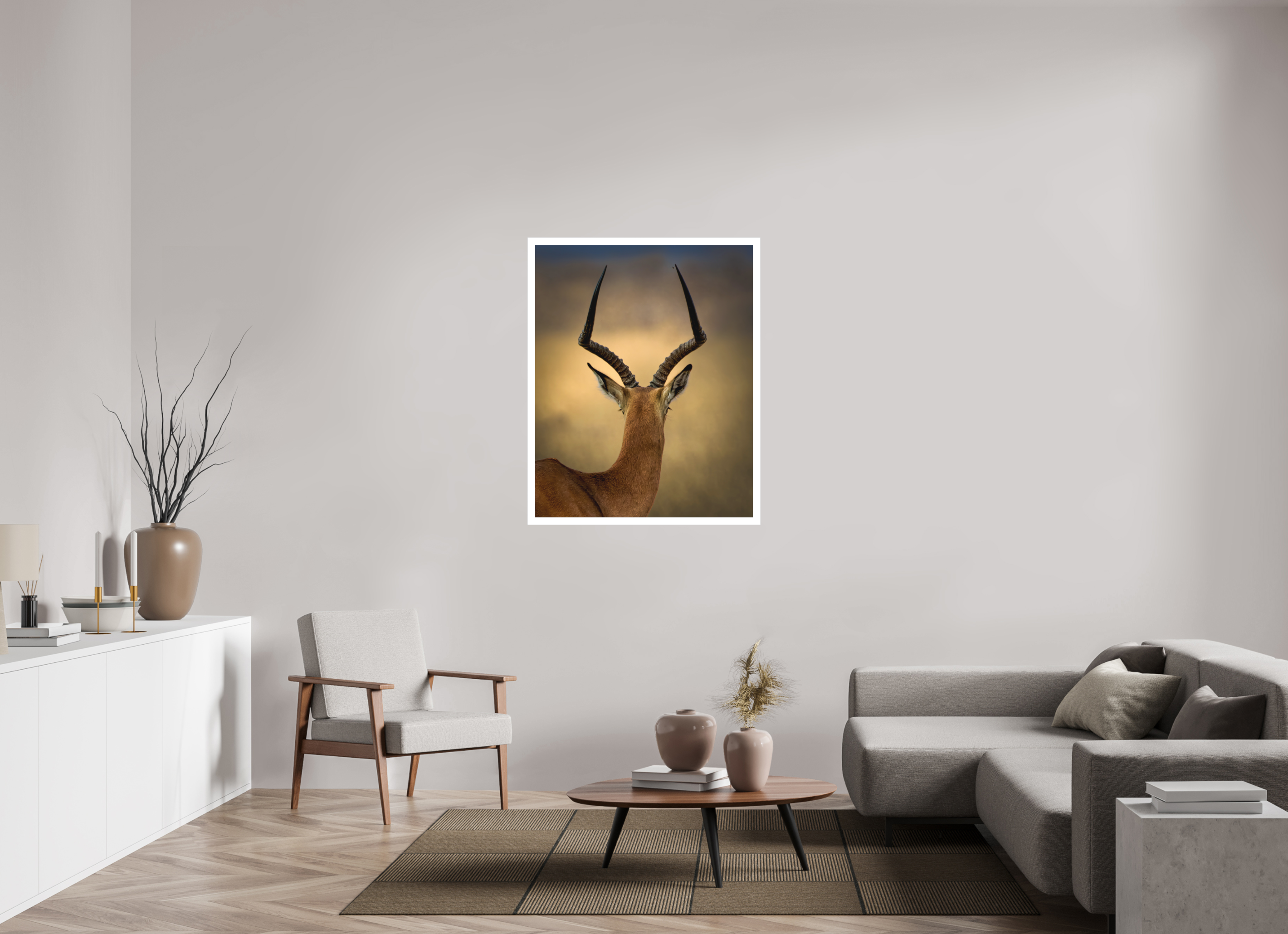 35 x 43.7″, Fine Art Bonded Acrylic Impala DK