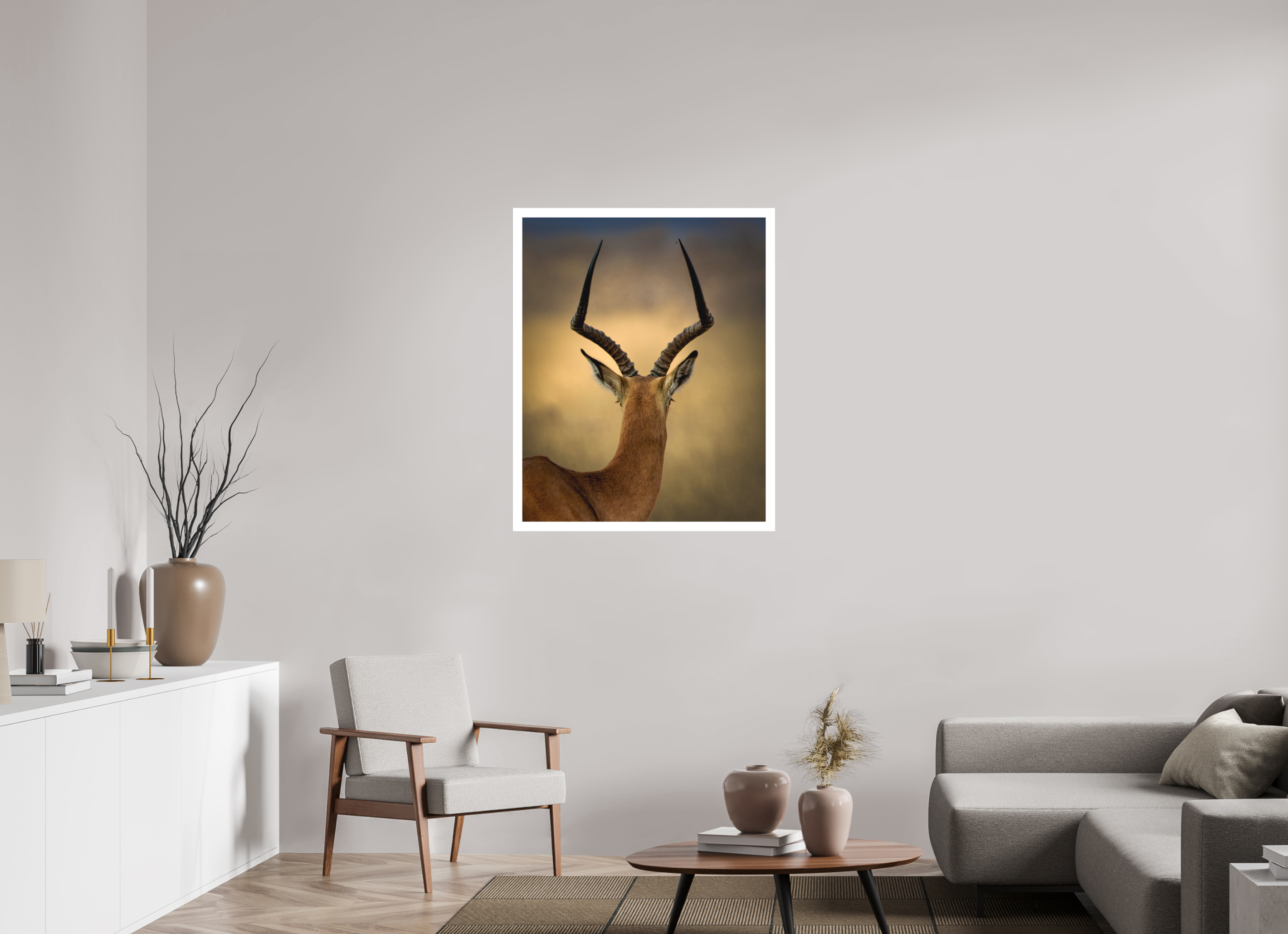 31 x 38.7″, Fine Art Bonded Acrylic Impala DK
