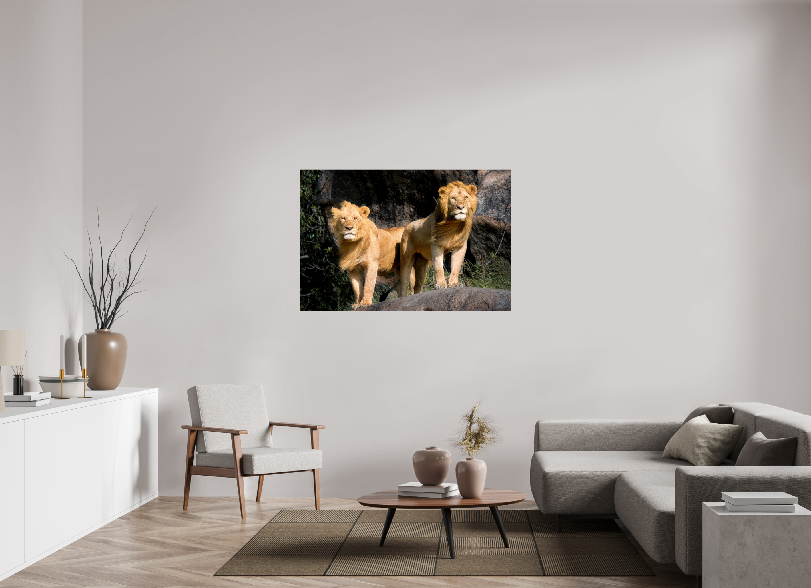 54 x 36″, Giclée Alu-Dibond Two Fabios