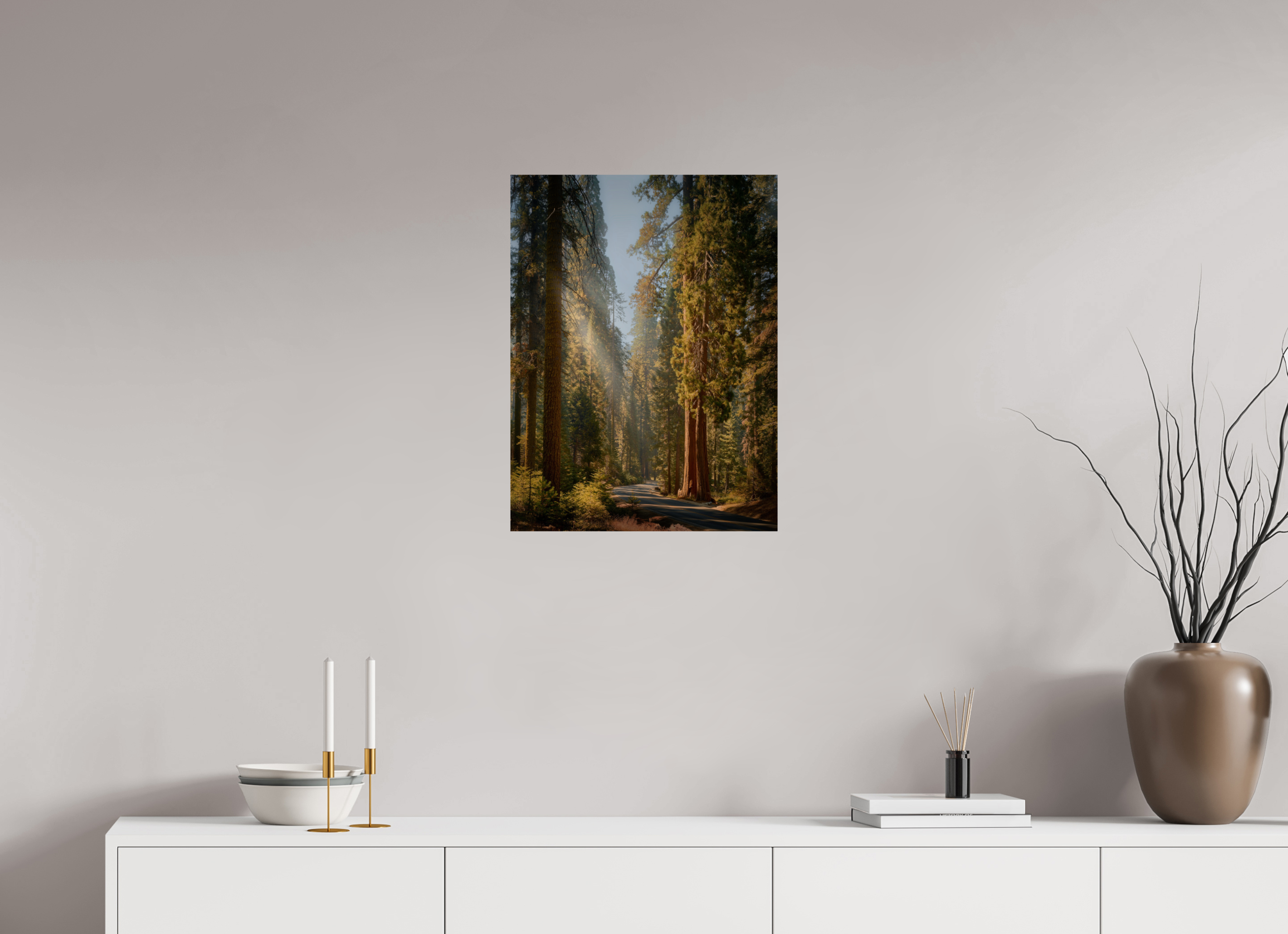 18 x 24″, Giclée Alu-Dibond The Generals Highway II: Sequoia National Park