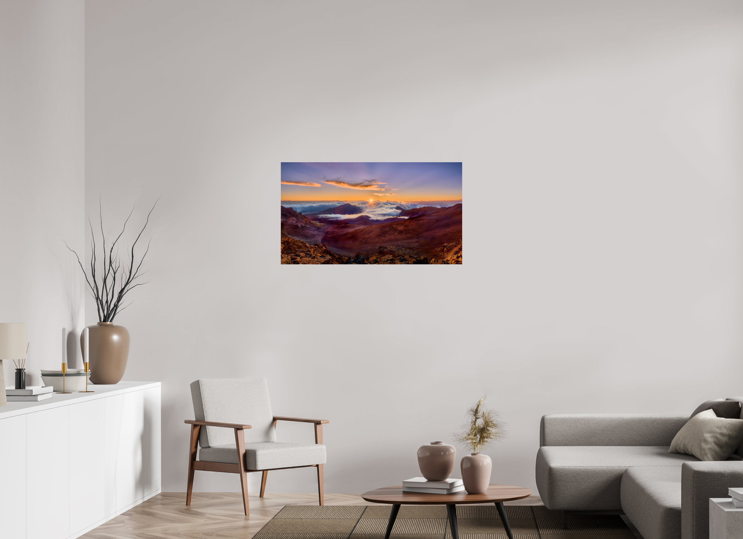 40 x 22.5″, Giclée Alu-Dibond Haleakala Daybreak