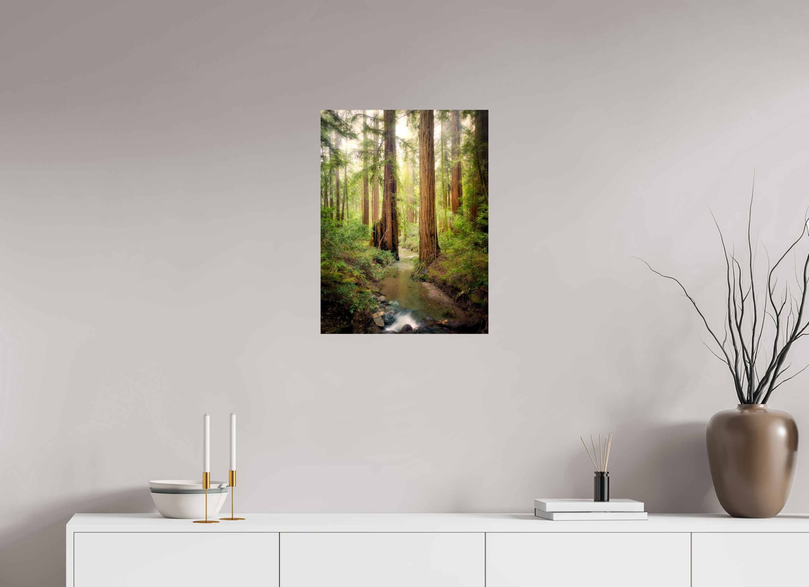 18 x 24″, Giclée Alu-Dibond Armstrong Woods III: Columnas