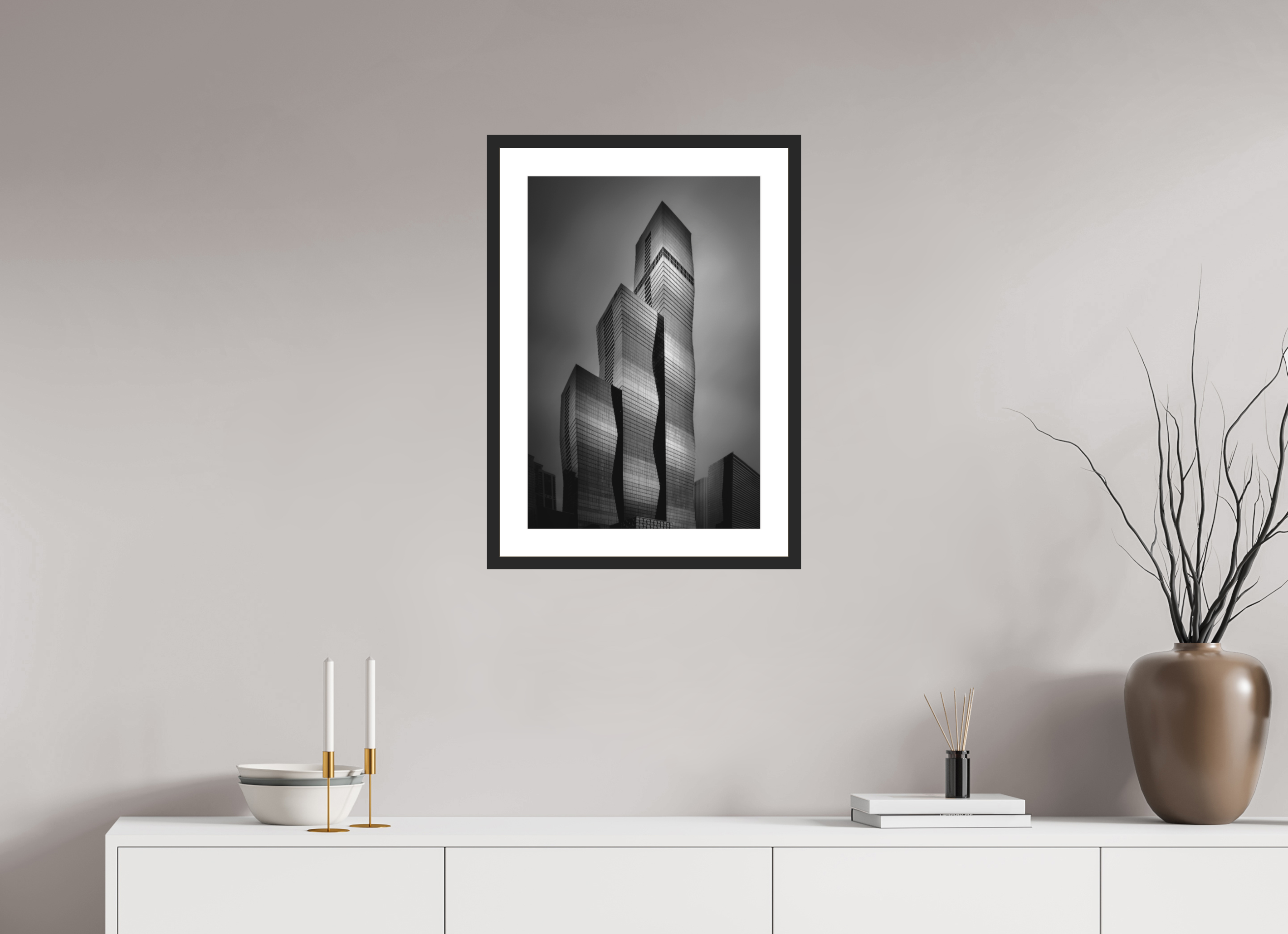 16 x 24″, Passe-Partout Black Frame Wanda Vision II: Heroic