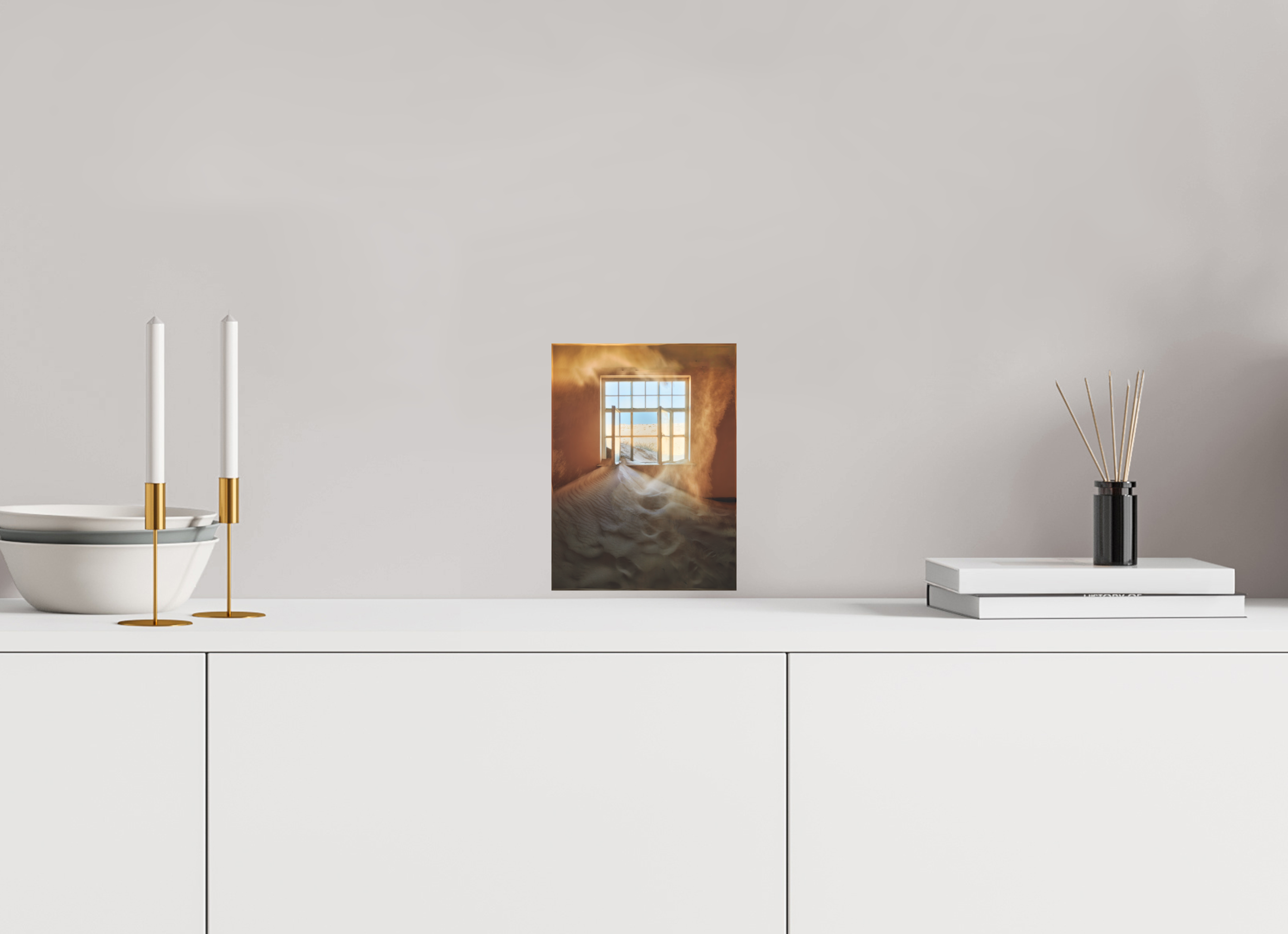 6 x 8″, Acrylic Block Gift Set Window in Time