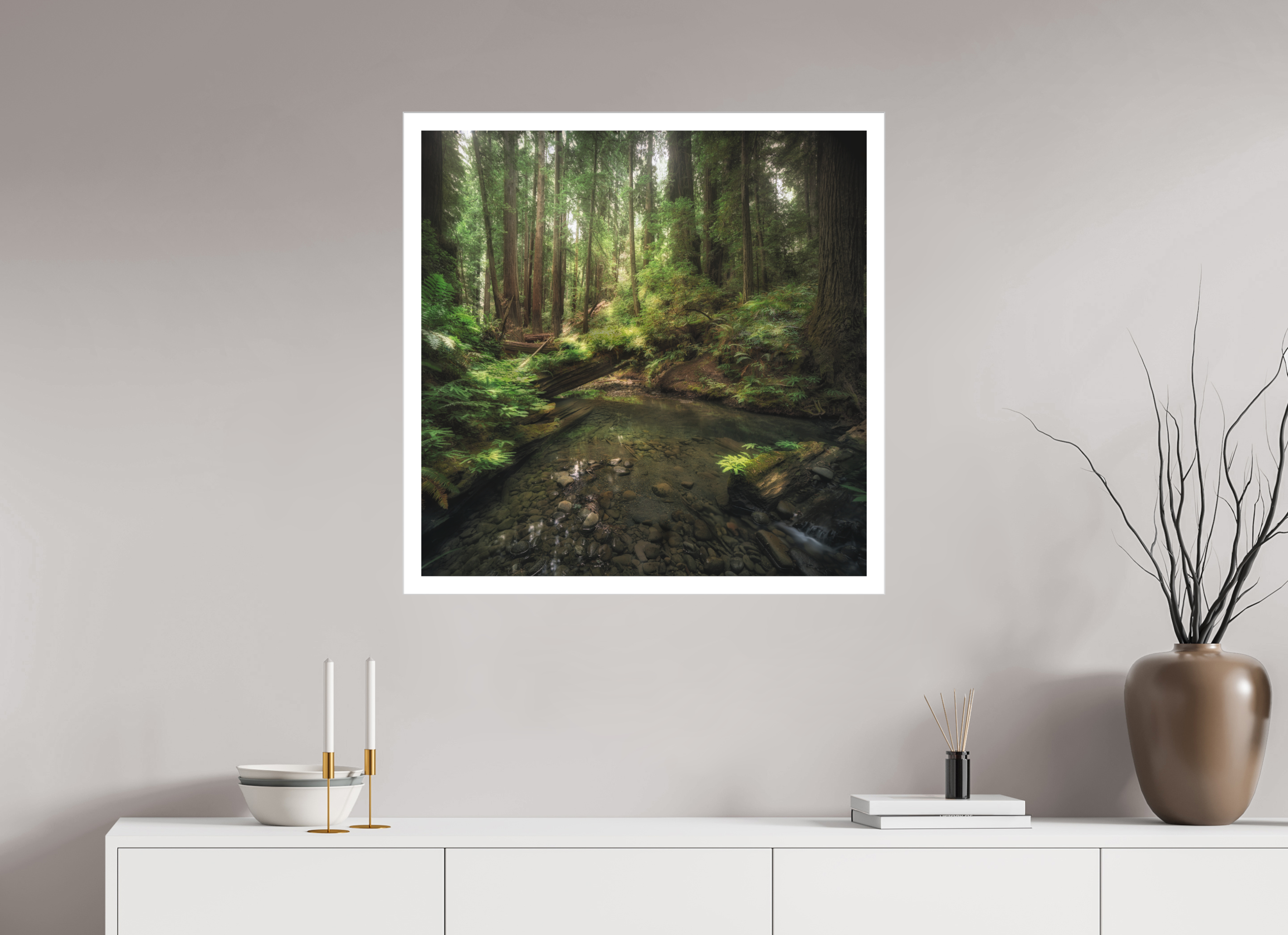 30 x 30″, Fine Art Bonded Acrylic Decker Creek