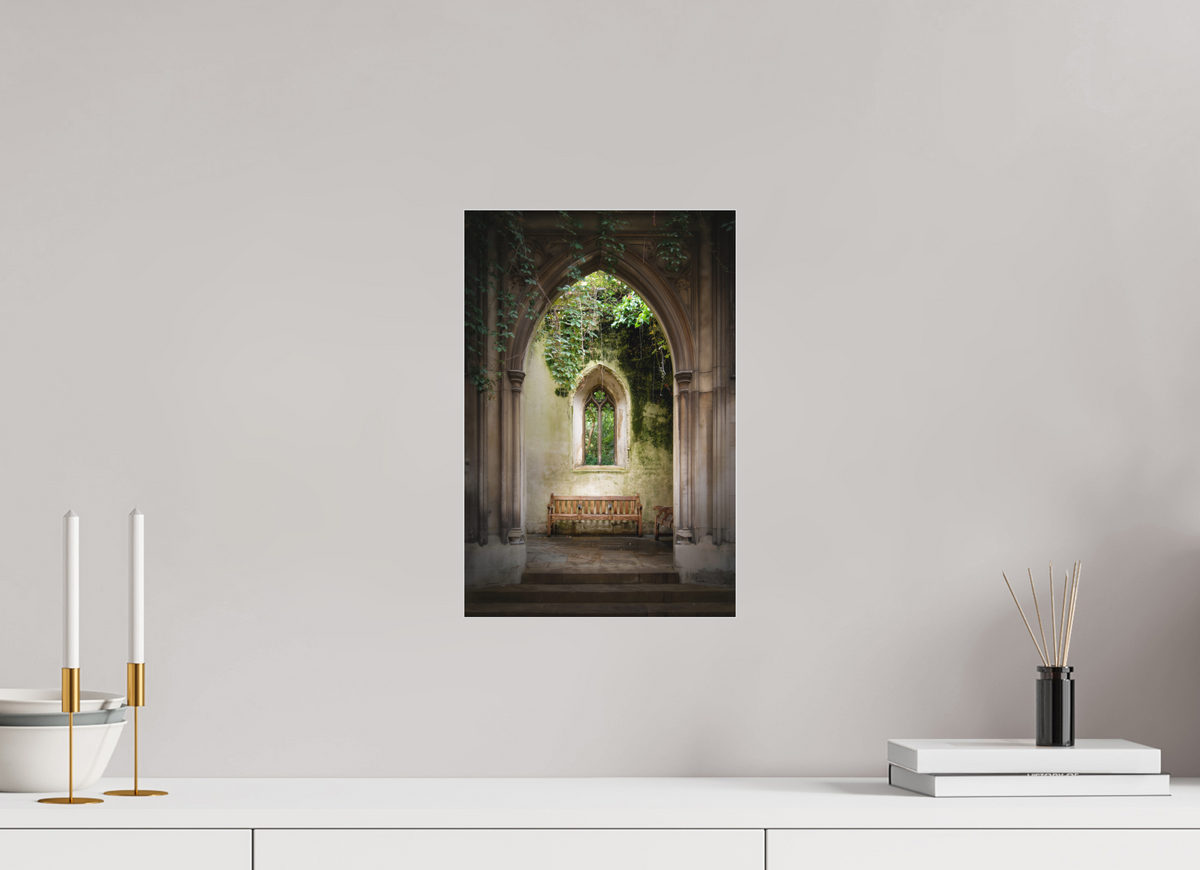10 x 15″, Bonded Acrylic Silver Frame London's St Dunstan-in-the-East