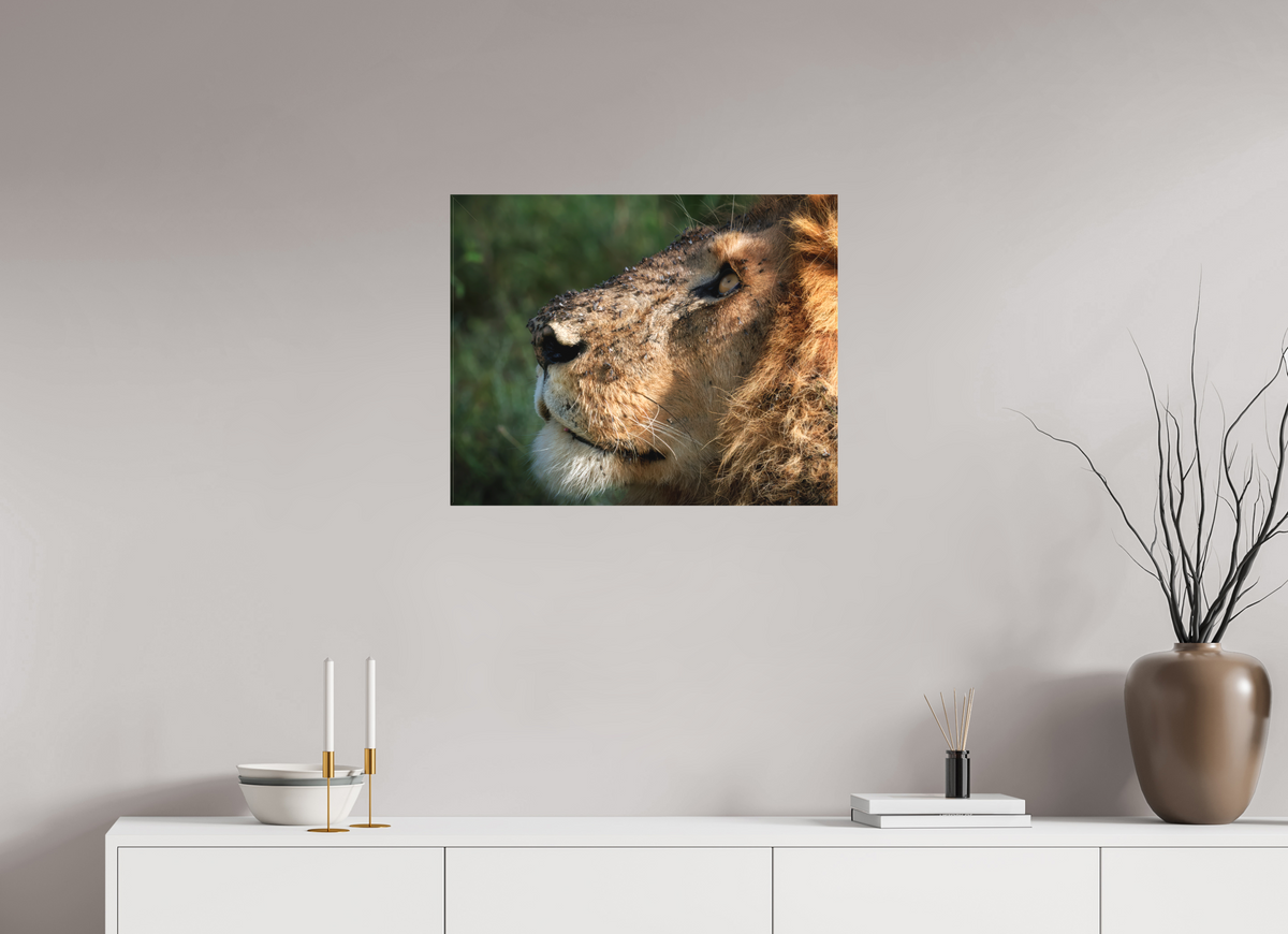 25 x 20″, Fine Art Textile The King of Most Beasts