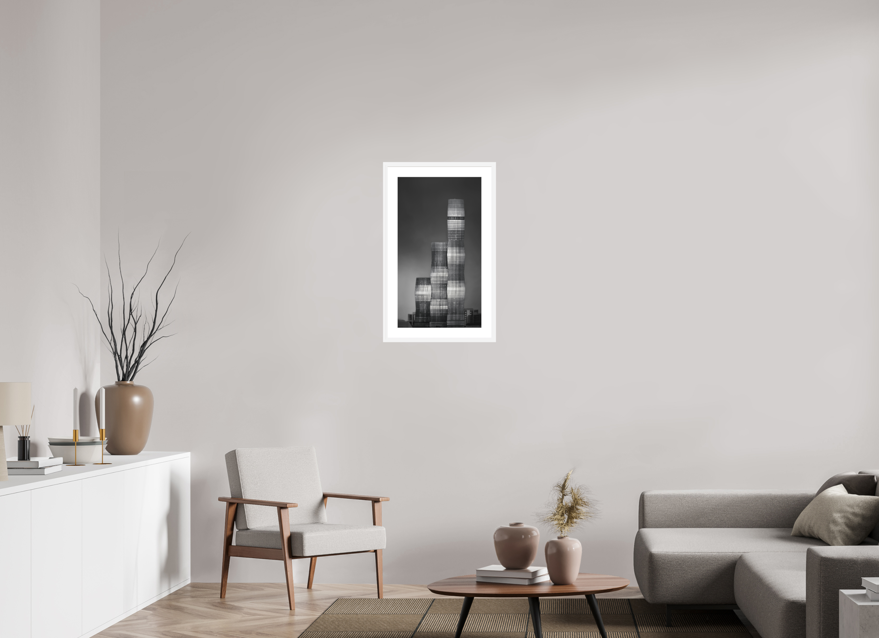 16 x 28.4″, Passe-Partout White Frame Wanda Vision: A Portrait