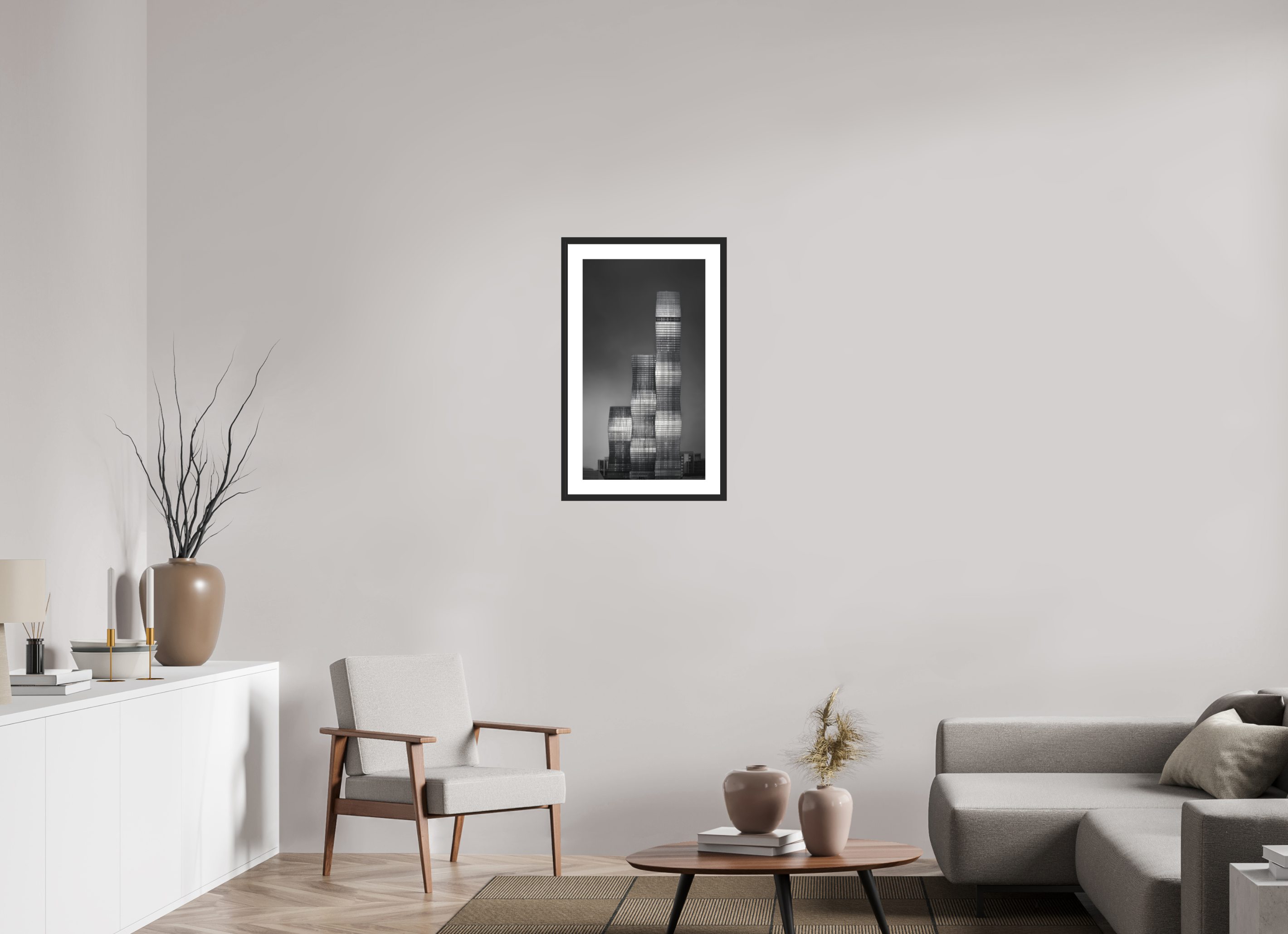 16 x 28.4″, Passe-Partout Black Frame Wanda Vision: A Portrait