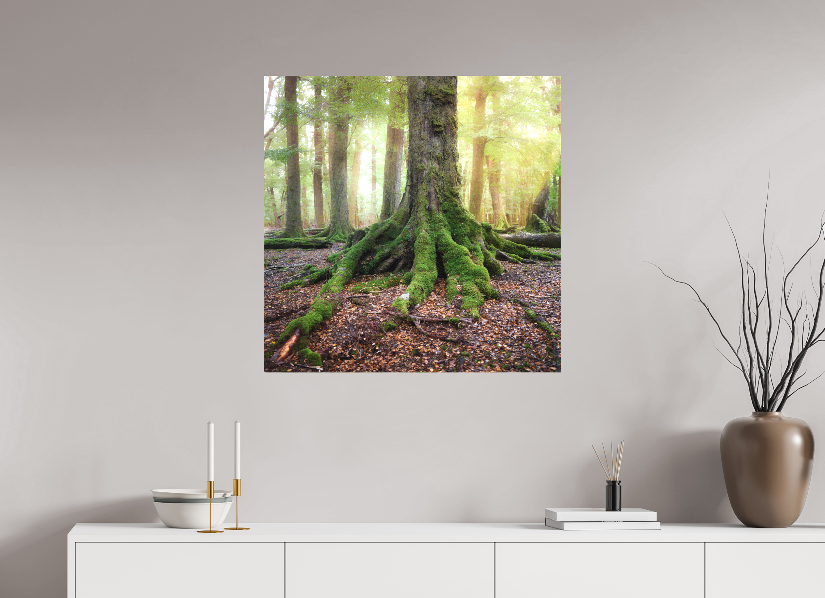 30 x 30″, Fine Art Textile The Hobbit's Foot