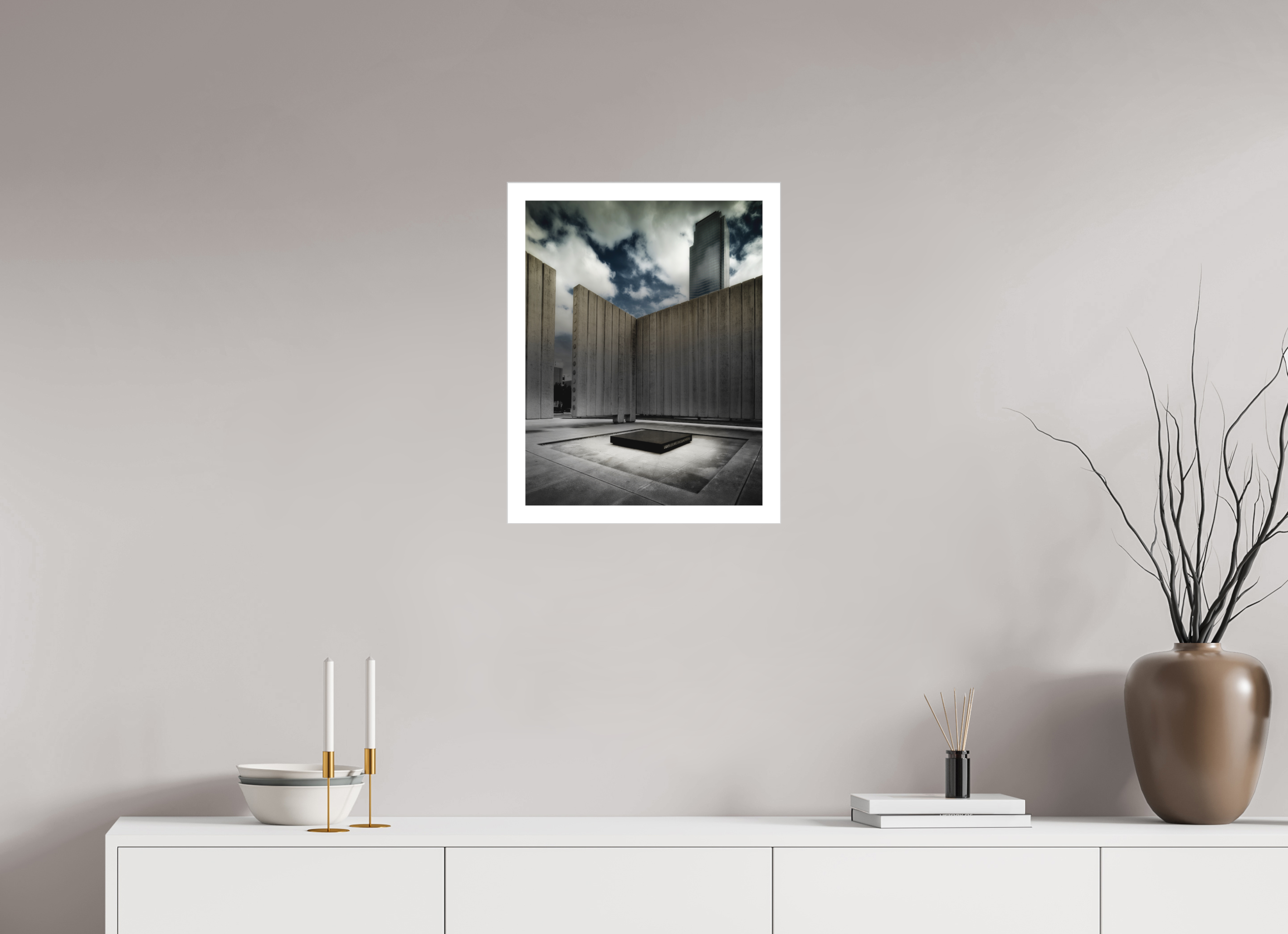 16 x 20.6″, Fine Art Bonded Acrylic 11.22.1963 — The JFK Memorial, Dallas