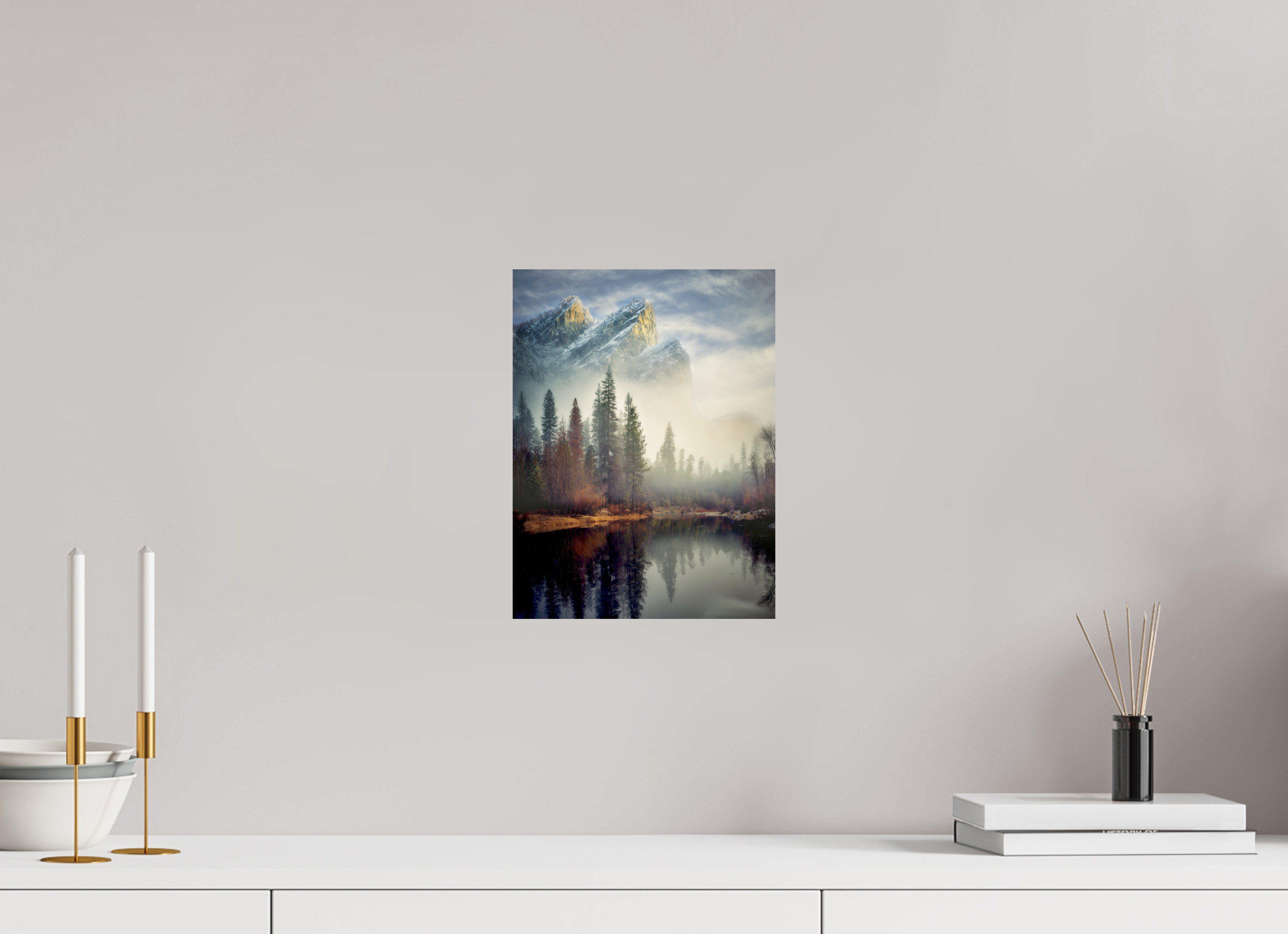 9 x 12″, Giclée Alu-Dibond Leviathans I: In the Mist of the Merced