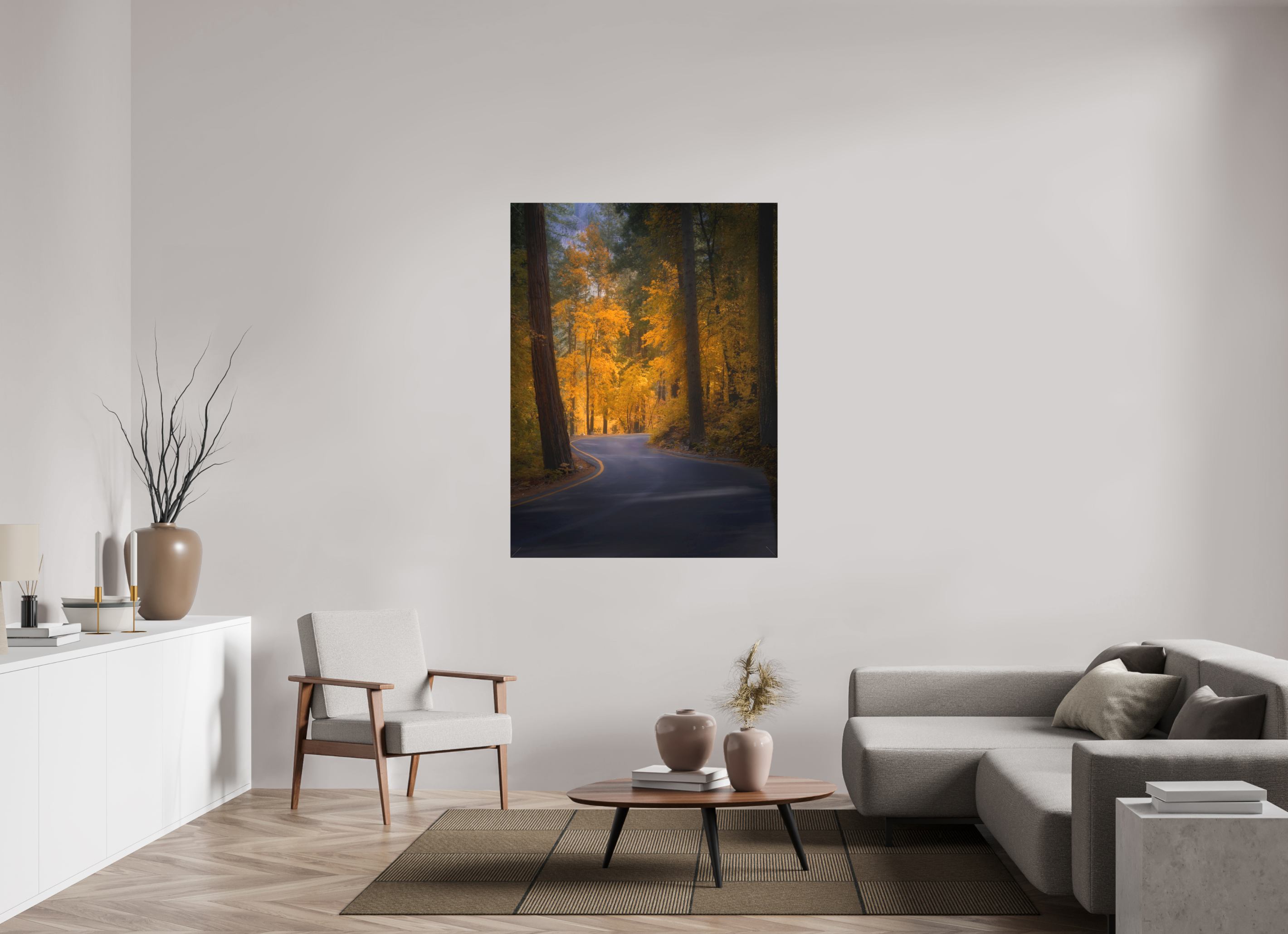 42 x 56″, Fine Art Textile Leaving Pohono