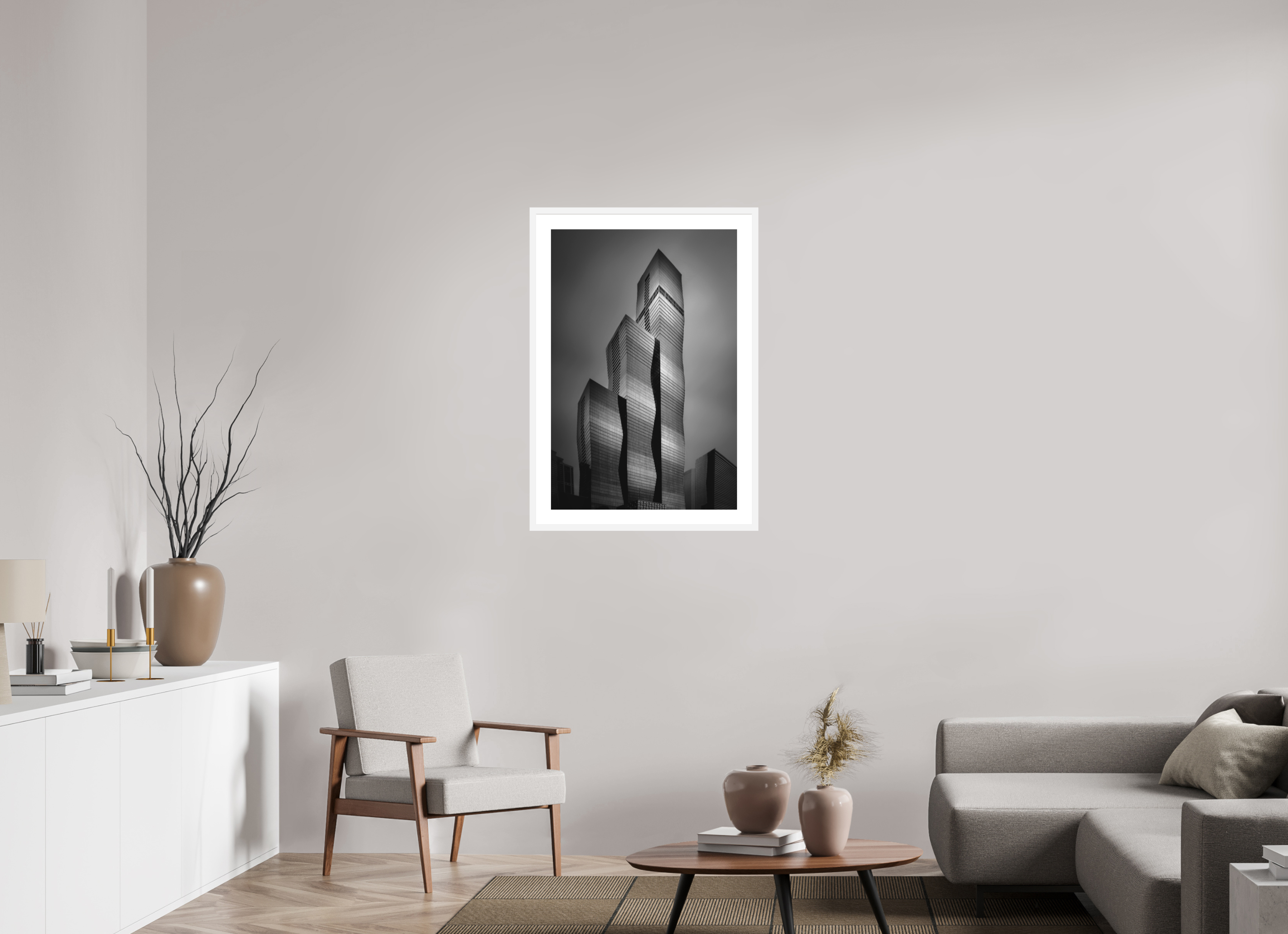 24 x 36″, Passe-Partout White Frame Wanda Vision II: Heroic