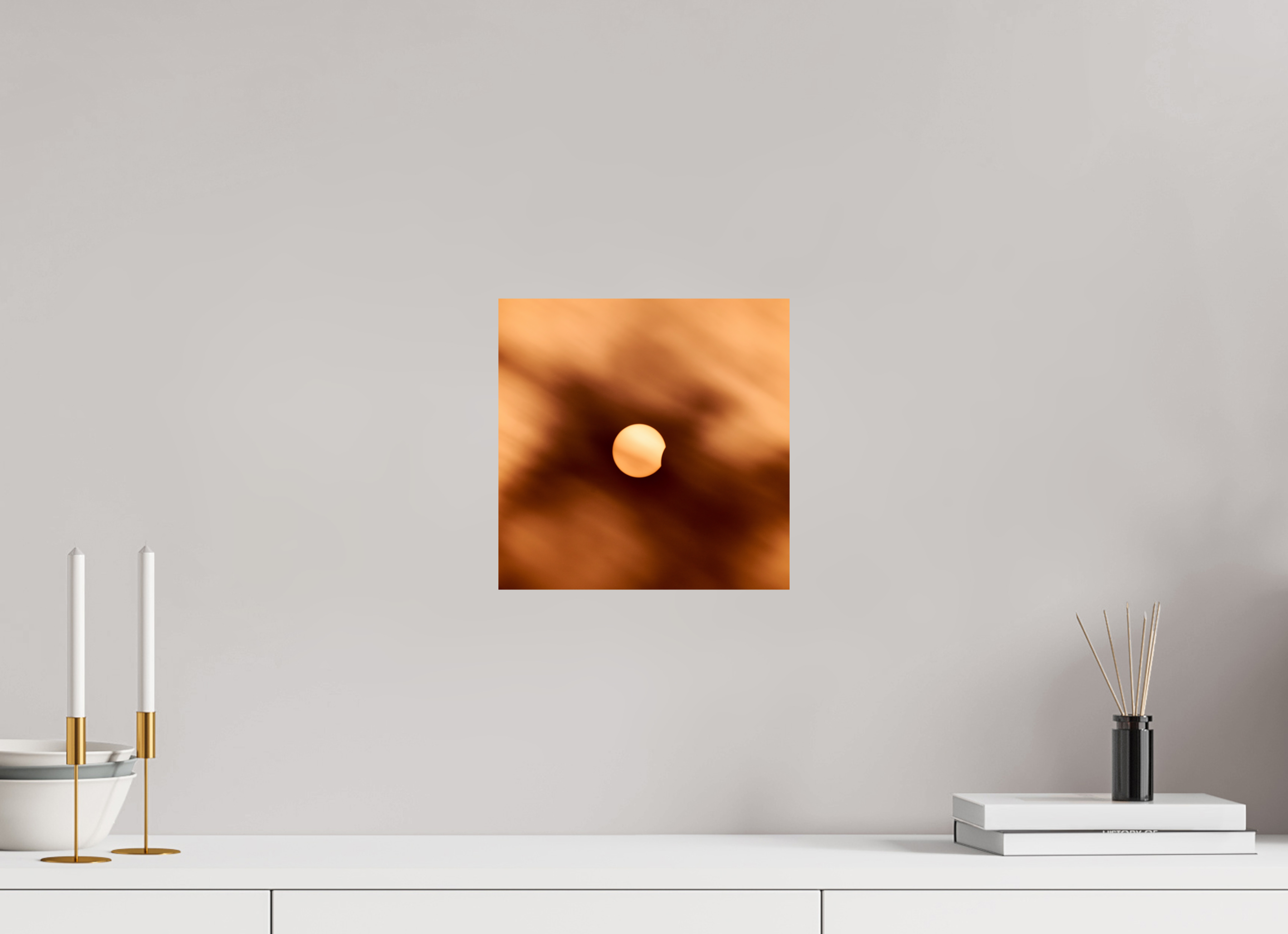 10 x 10″, Giclée Alu-Dibond 2024 Eclipse First Kiss
