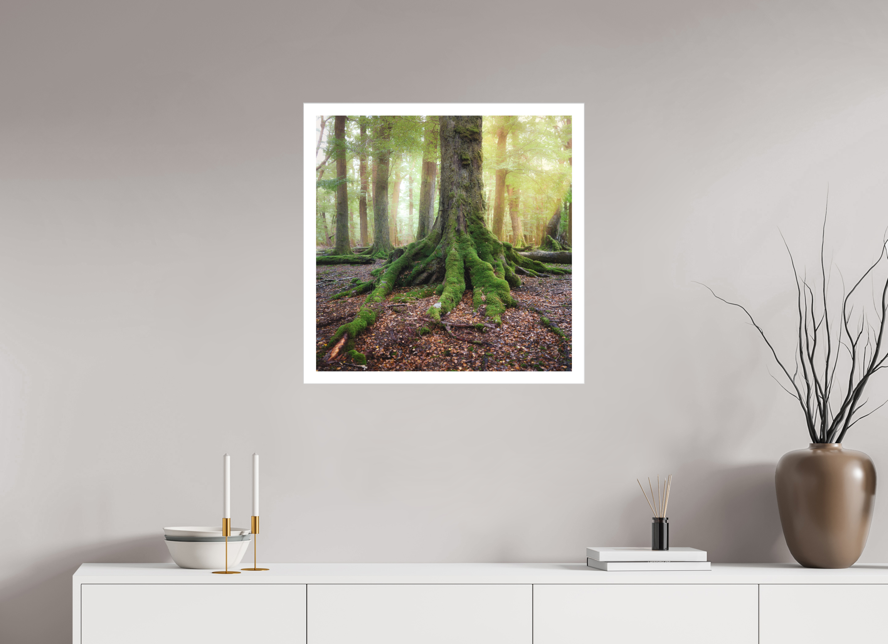 25 x 25″, Fine Art Bonded Acrylic The Hobbit's Foot