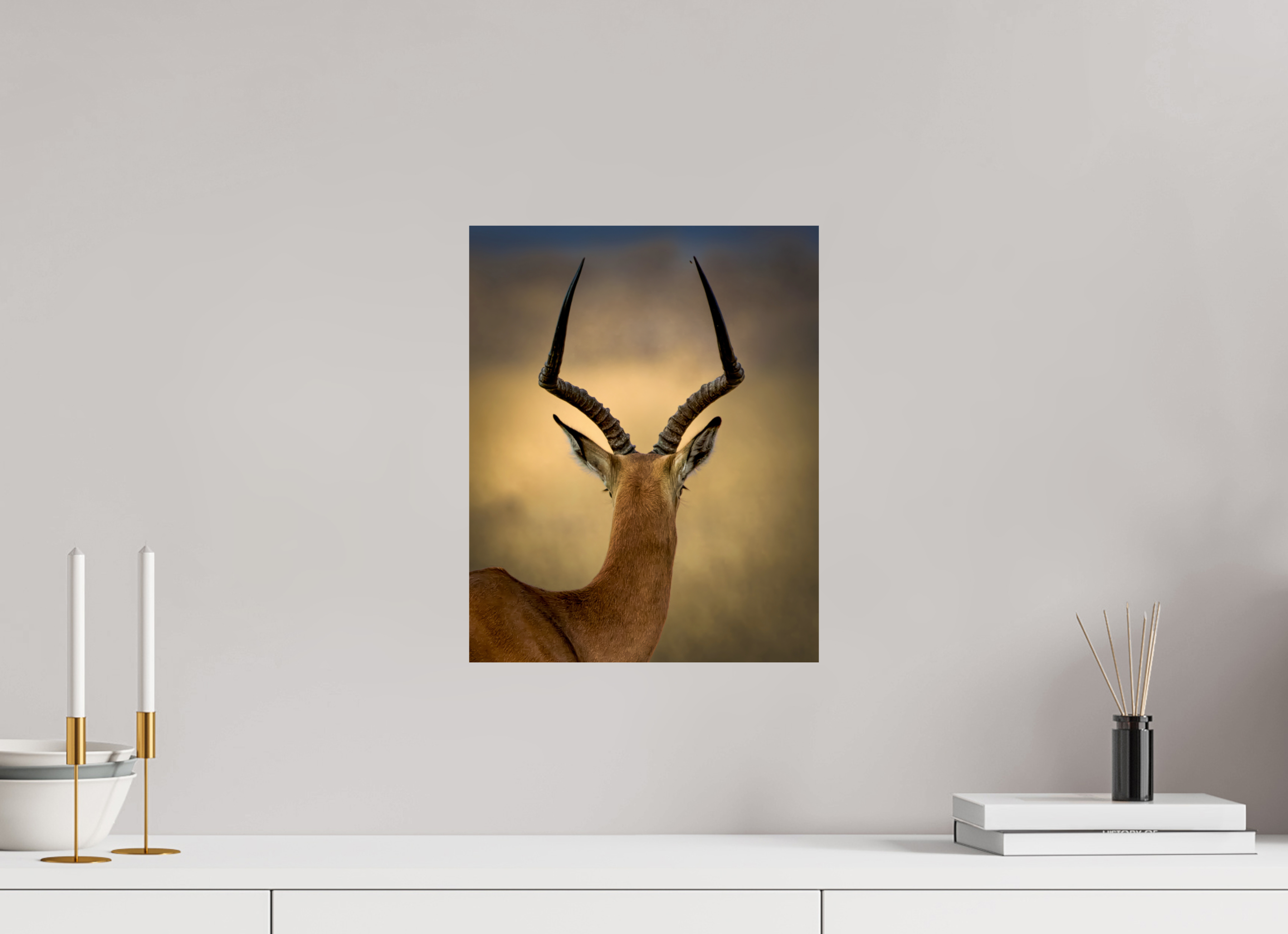 12 x 15″, Giclée Alu-Dibond Impala DK