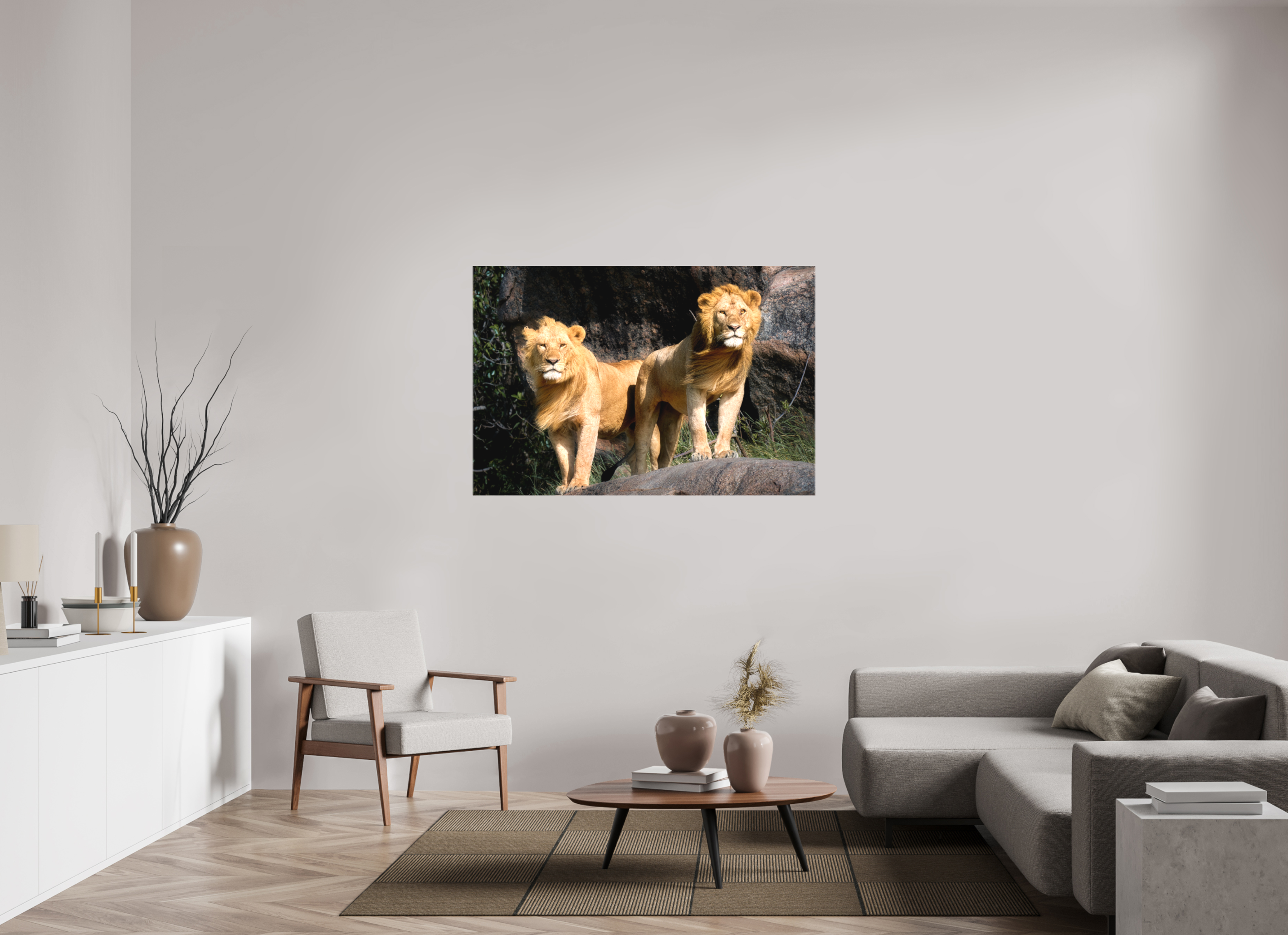 54 x 36″, Fine Art Textile Two Fabios